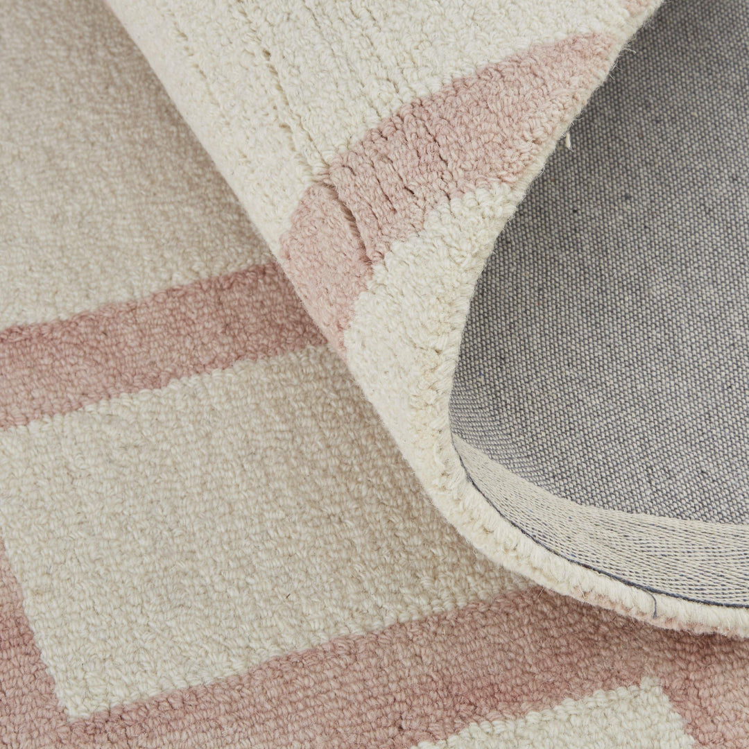 Feizy Feizy Lorrain Patterned Wool Rug - Blush Pink 3'-6" x 5'-6" 6108571FBLH000C50