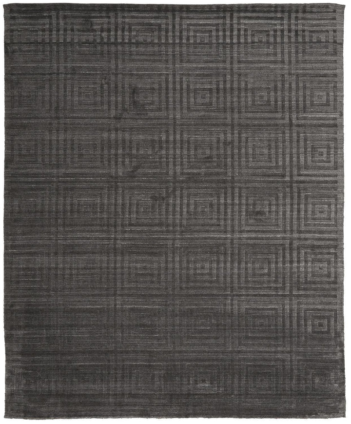 Feizy Feizy Gramercy Luxe Viscose Rug - Available in 7 Sizes - Asphalt Gray 4' x 6' 6206326FSTM000C00