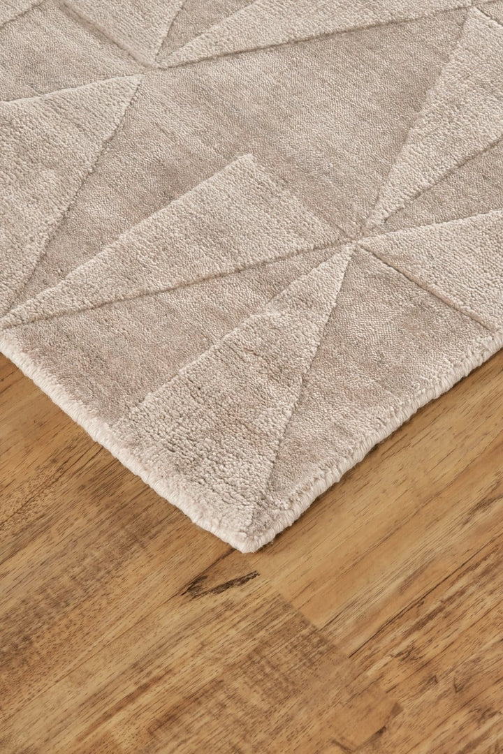 Feizy Feizy Gramercy Diamond Viscose Rug - Available in 7 Sizes - Metallic Taupe