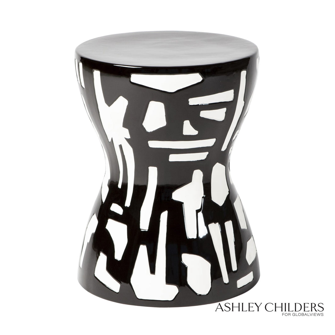Abstract Stool - Available in 2 Colors