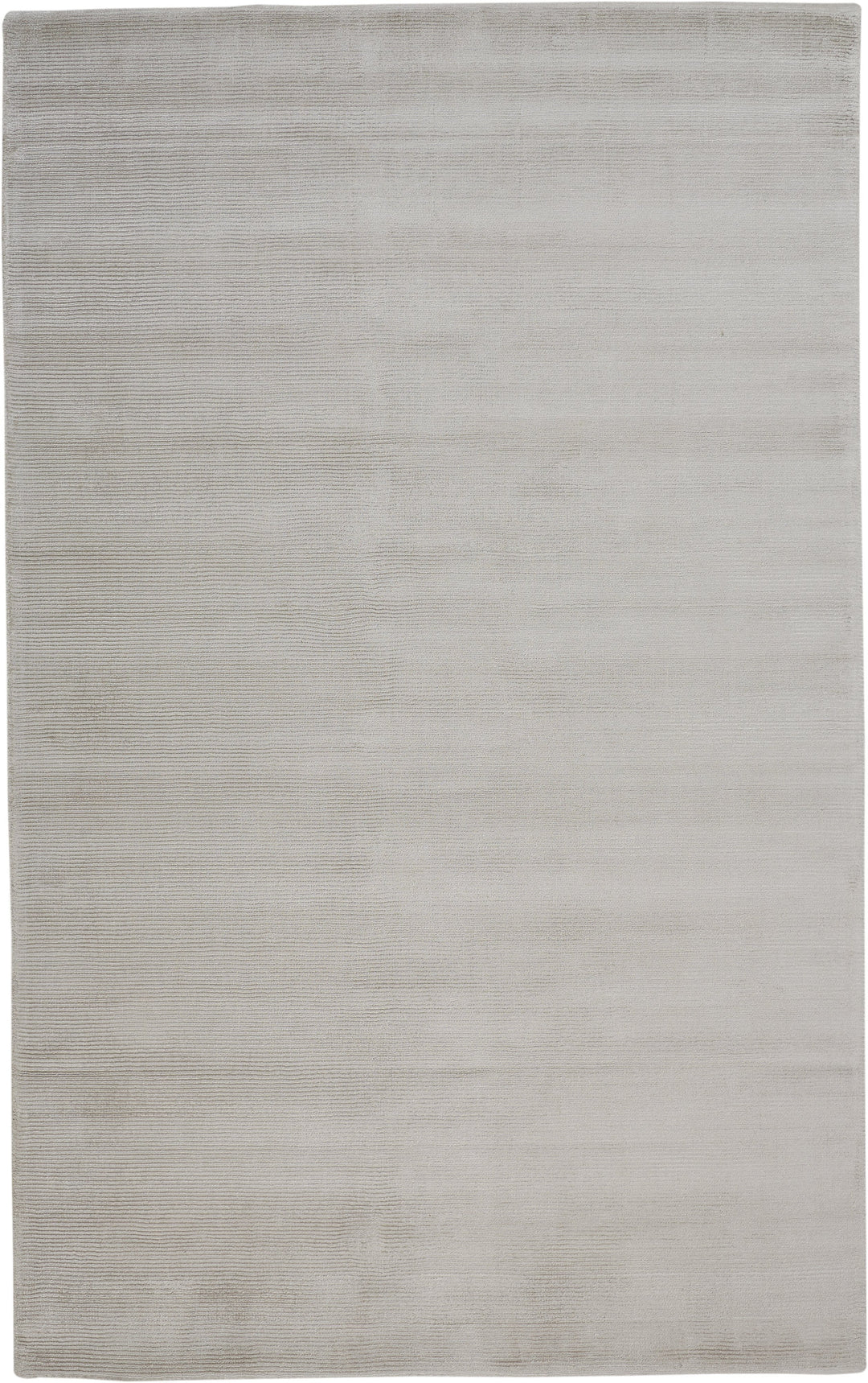 Feizy Feizy Batisse Luxe Viscose Handwoven Rug - Available in 6 Sizes - Light Gray & SIlver 3'-6" x 5'-6" 6698717FSLV000C50