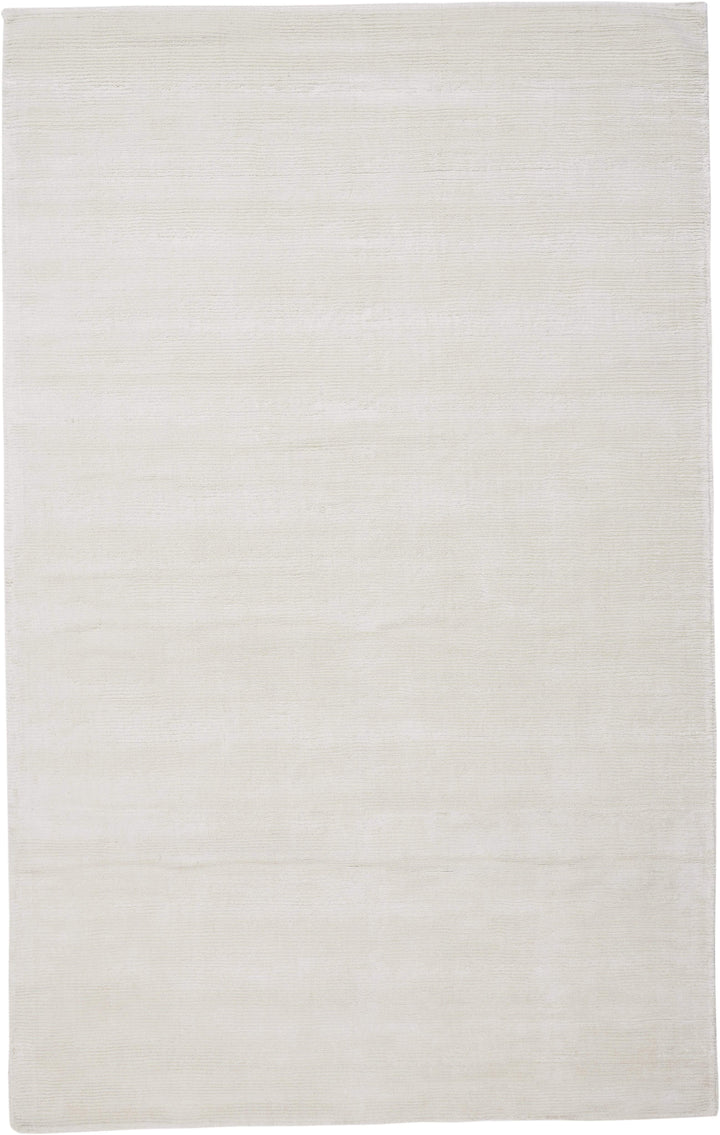 Feizy Feizy Batisse Luxe Viscose Handwoven Rug - Available in 6 Sizes - Bright White 3'-6" x 5'-6" 6698717FWHT000C50