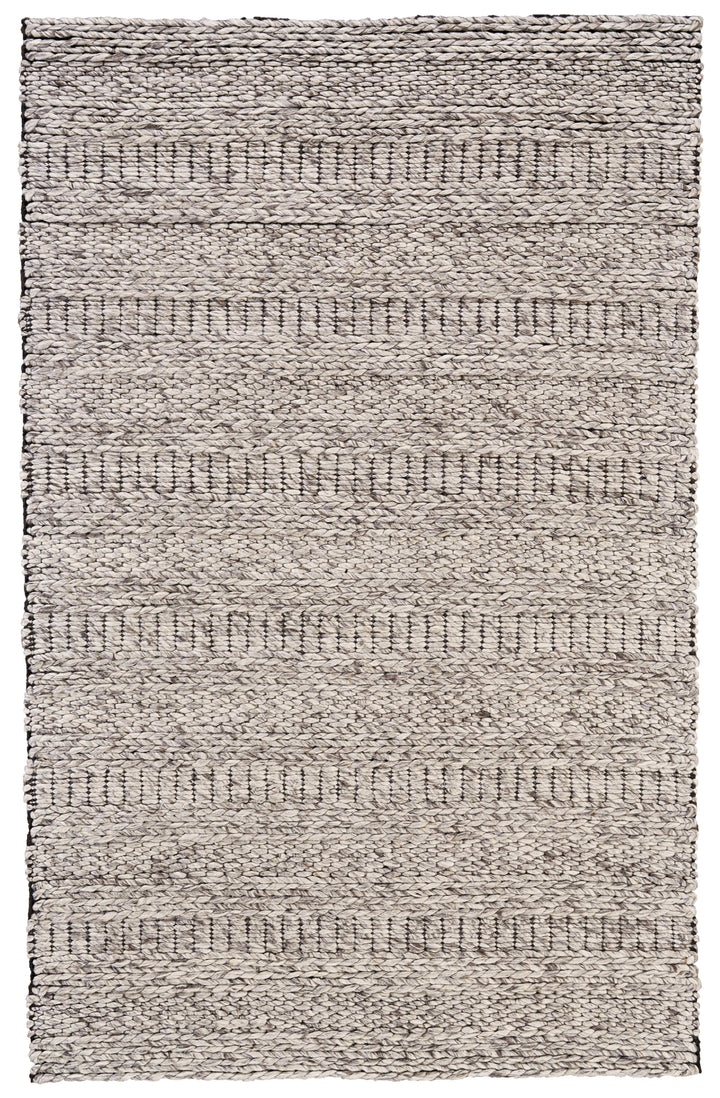 Feizy Feizy Berkeley Modern Eco-Friendly Braided Rug - Available in 5 Sizes - Ivory & Warm Gray 3'-6" x 5'-6" 6790737FOAT000C50