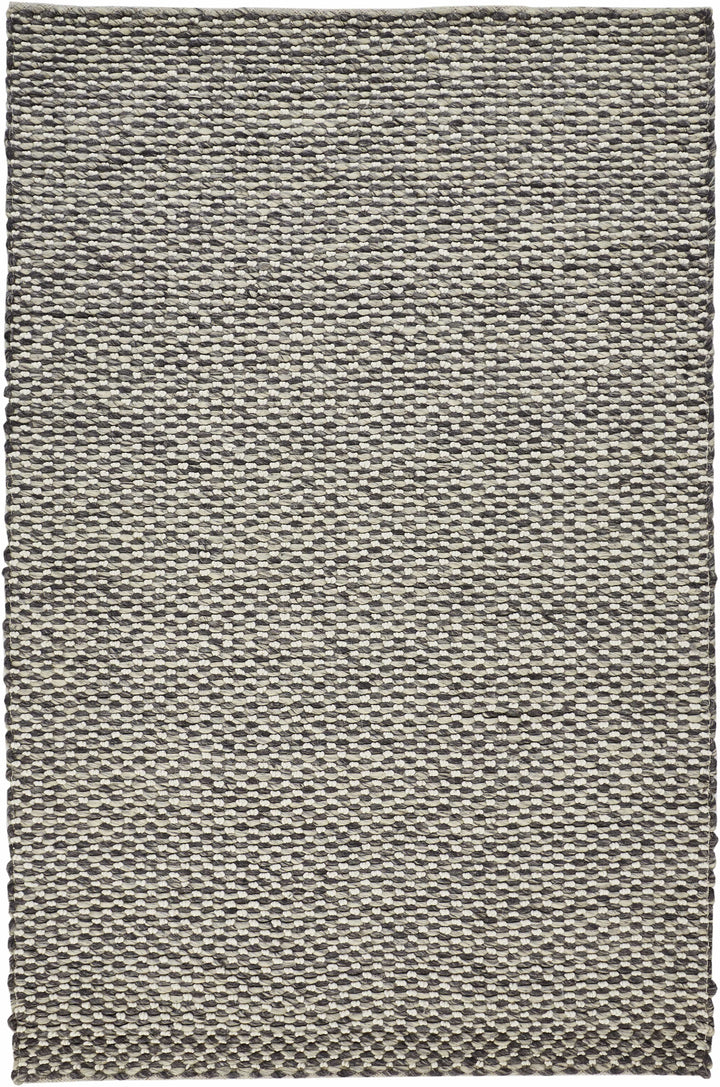 Feizy Feizy Berkeley Modern Eco-Friendly Braided Rug - Available in 5 Sizes - Chracoal Gray & Ivory 3'-6" x 5'-6" 6790812FGRY000C50