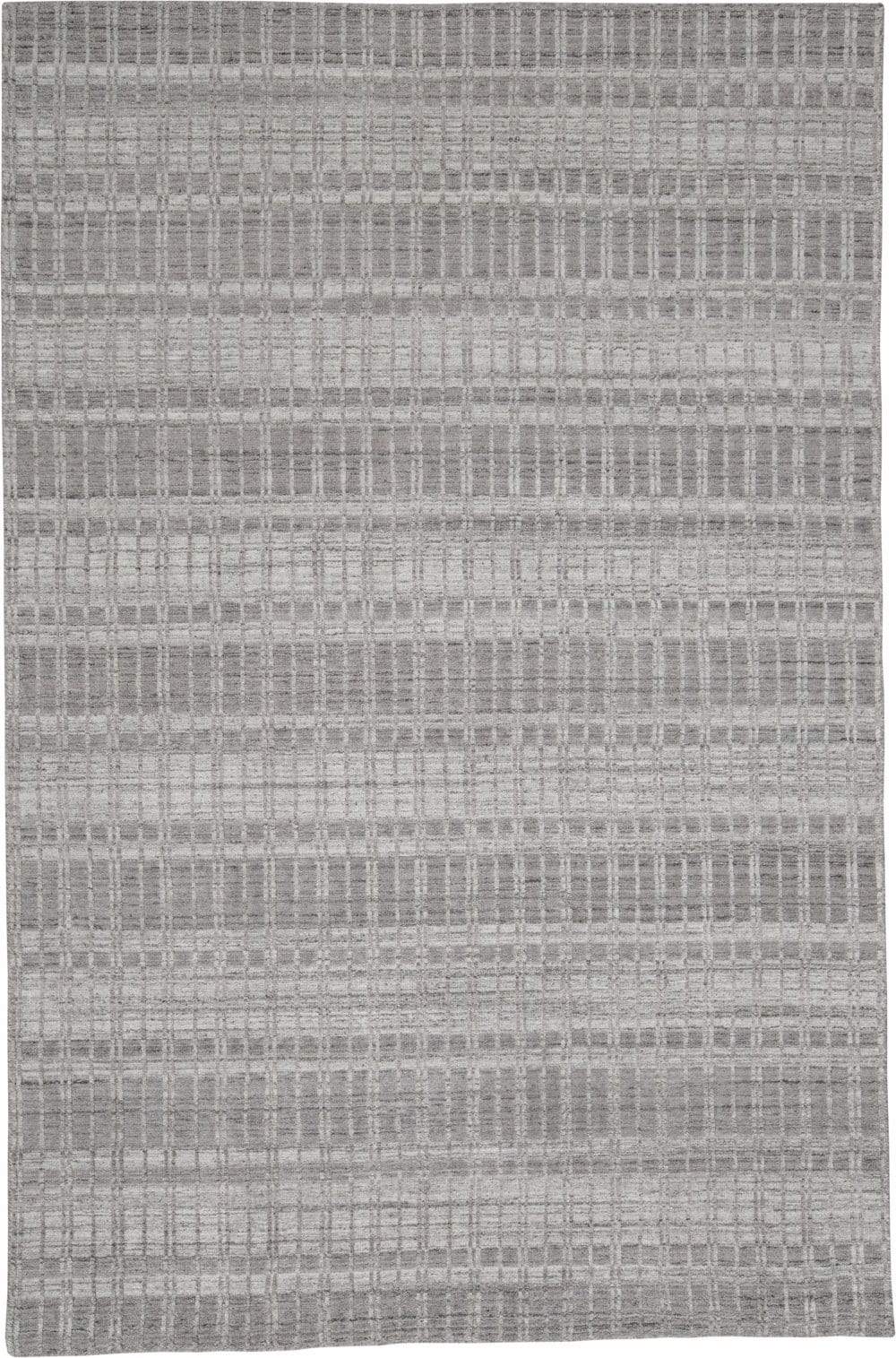 Feizy Feizy Odell Classic Handmade Rug - Available in 5 Sizes - Light Gray & Warm Gray 3'-6" x 5'-6" 6866385FGRYSLVC50