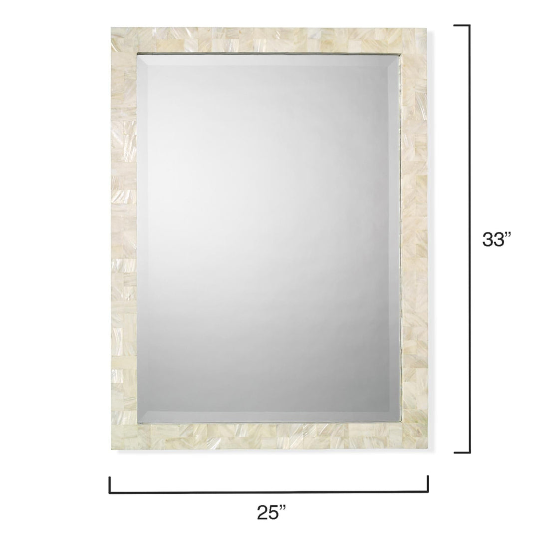Jamie Young Jamie Young Rectangle Mirror - Mother of Pearl 6RECT-LGMOP