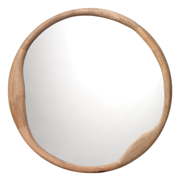 Jamie Young Jamie Young Organic Round Mirror - Natural Wood 6ORGA-MINA