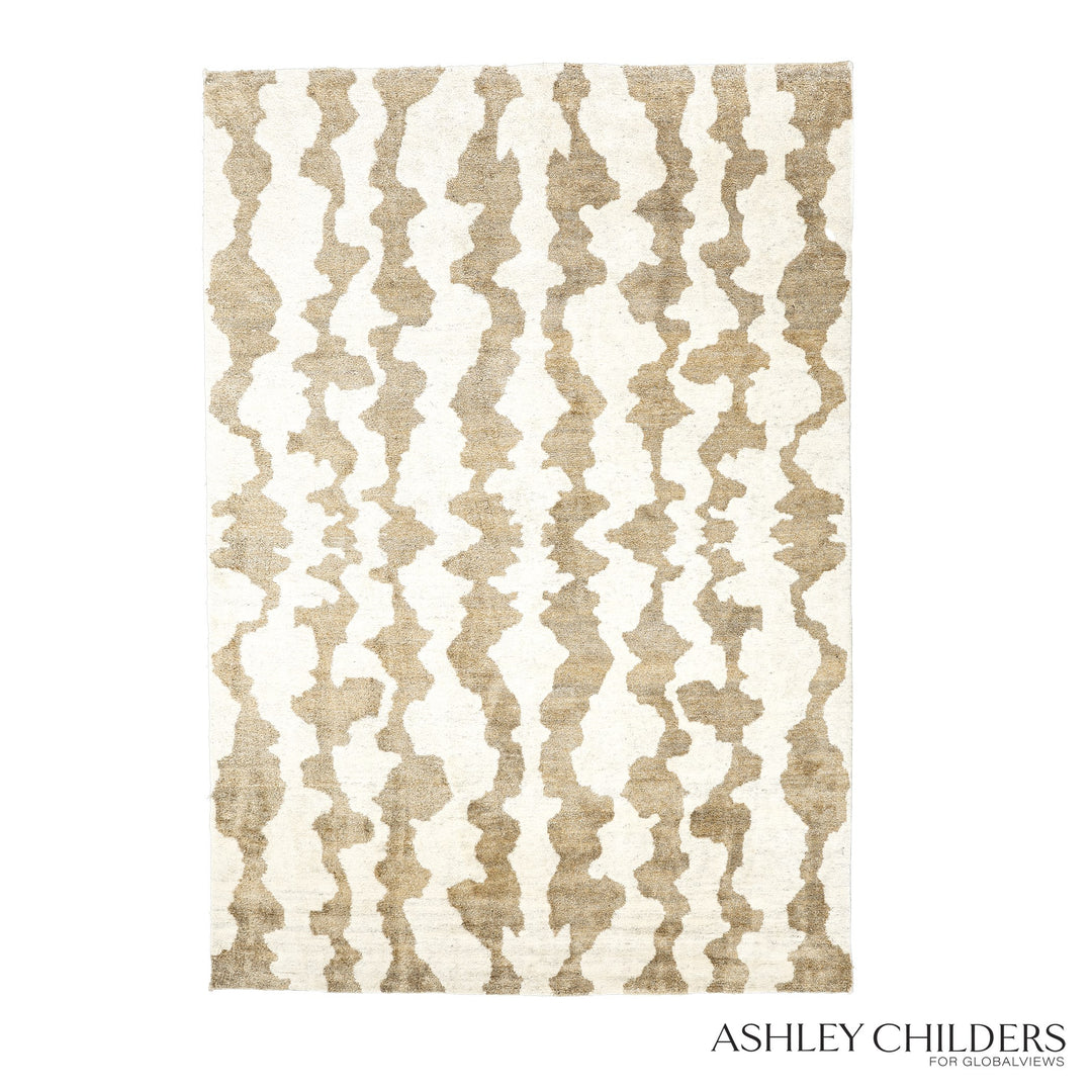 Monitor Rug - Dark Beige Ivory - Available in 5 Sizes