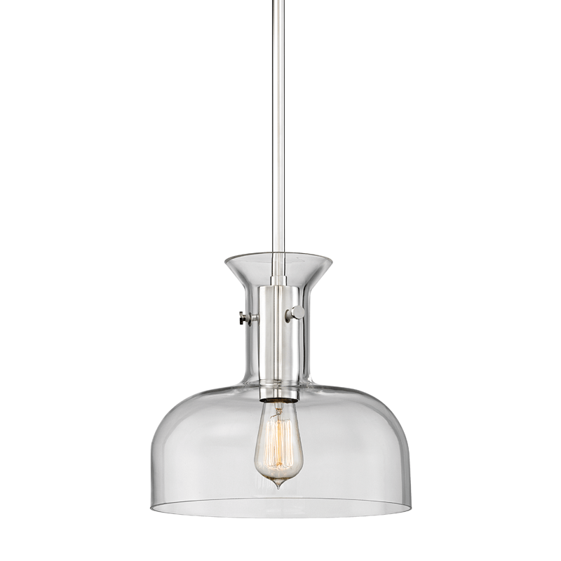 Hudson Valley Lighting Hudson Valley Lighting Coffey Pendant - Polished Nickel & Clear 7912-PN