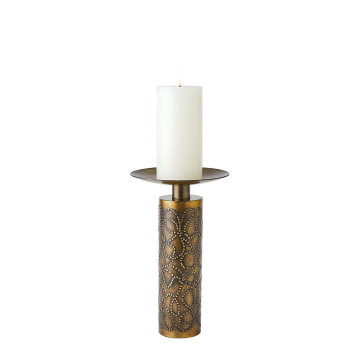 Paten Candle Holder - Antique Brass - Available in 3 Sizes