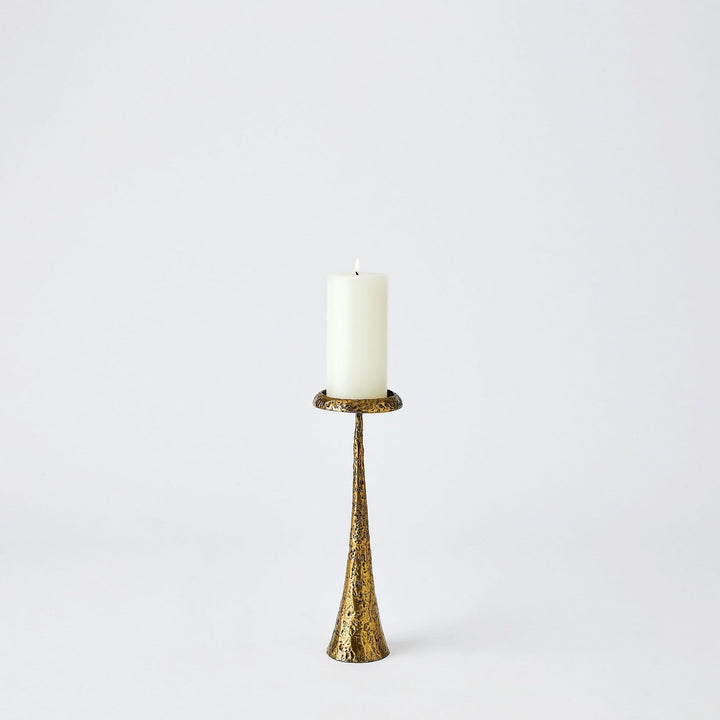 Global Views Beacon Candle Holder - Brass - Available in 3 Sizes