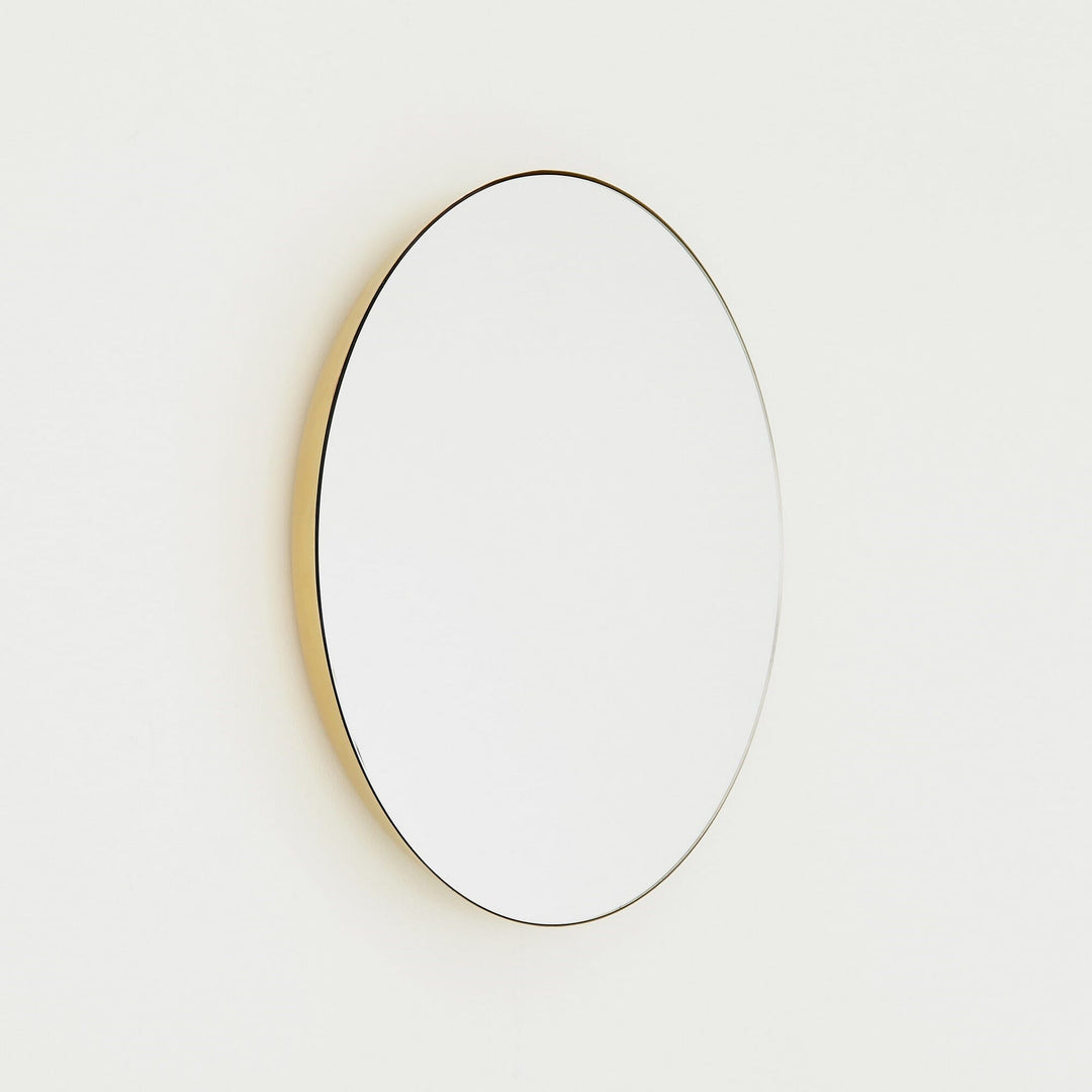 Global Views Frameless Mirror - Antique Brass - Available in 2 Sizes