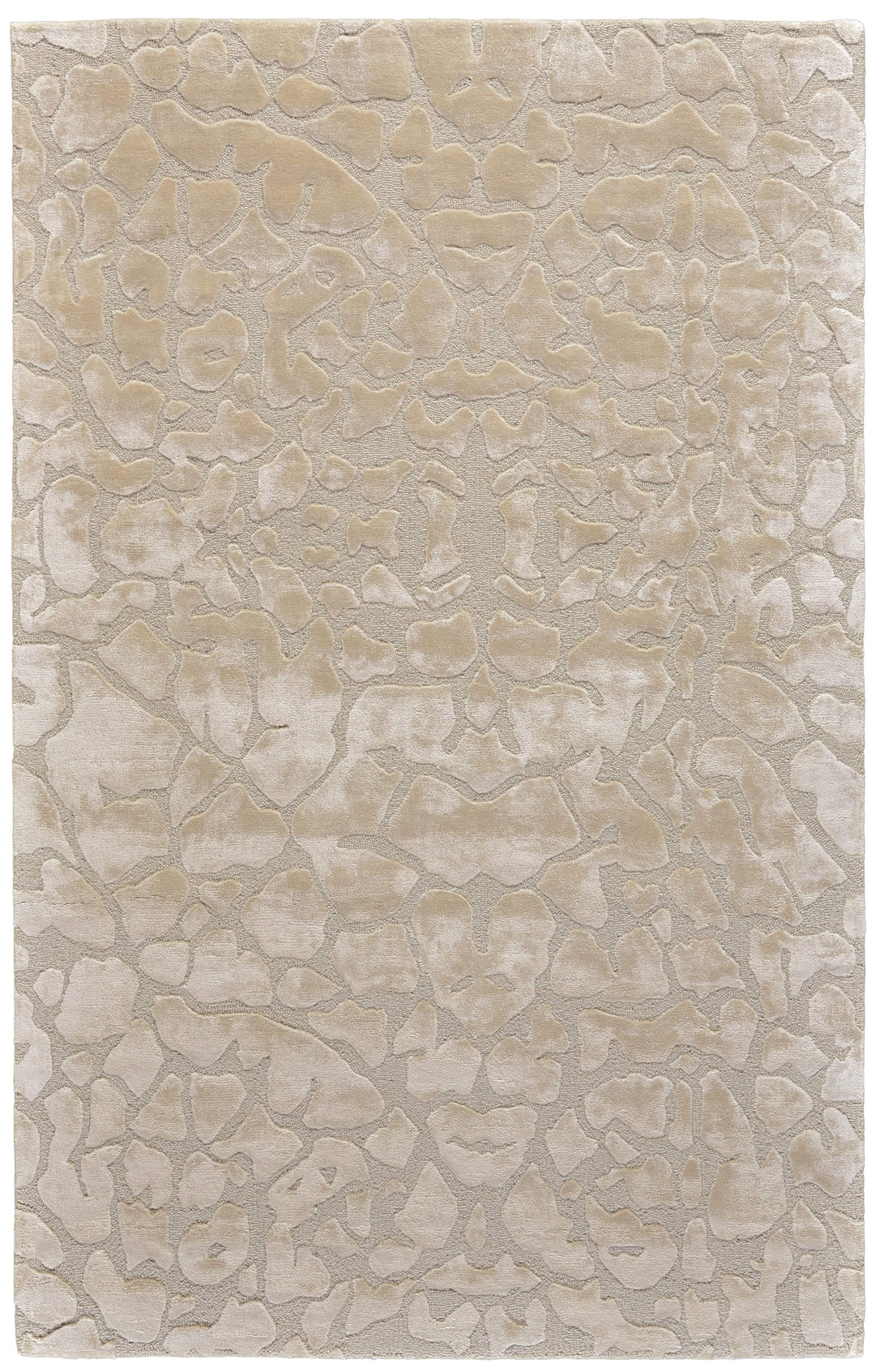 Feizy Feizy Mali Lustrous Tufted Abstract Rug - Available in 6 Sizes - Ivory Cream 3'-6" x 5'-6" 7178629FIVY000C50