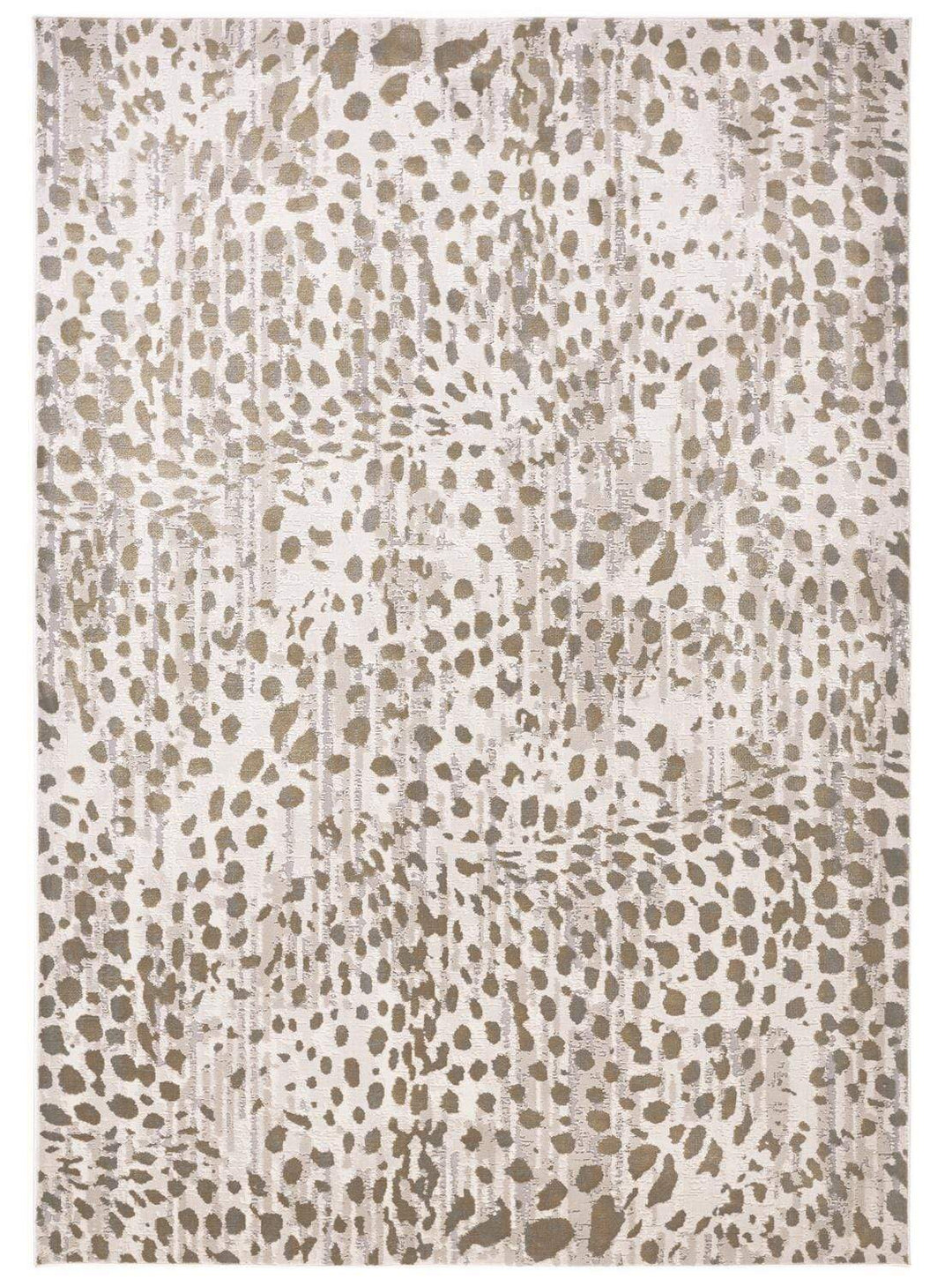 Feizy Feizy Waldor Metallic Animal Print Rug - Available in 7 Sizes - Brown & Ivory 5' x 8' 7353837FBGE000E10