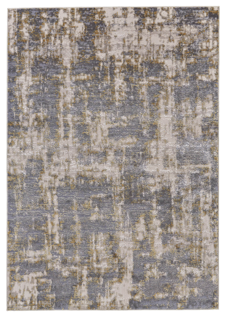 Feizy Feizy Waldor Metallic Abstract Rug - Gray & Taupe - Available in 5 Sizes 5' x 8' 7353969FGLDSTEE10