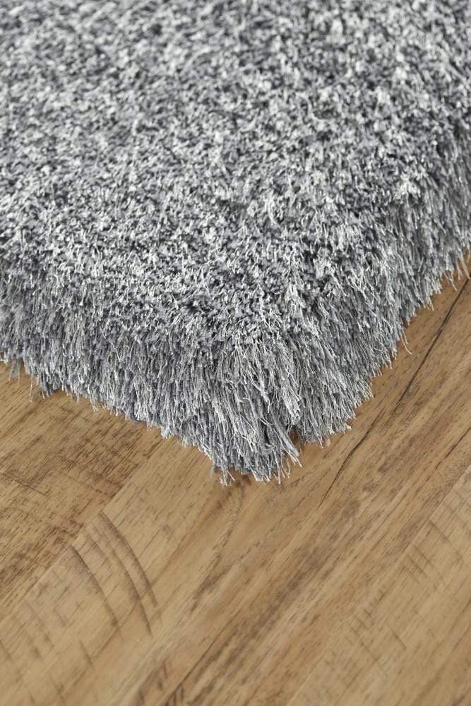 Feizy Feizy Harlington Luxurious Shag 3in Thick Rug - Graphite Gray - Available in 4 Sizes