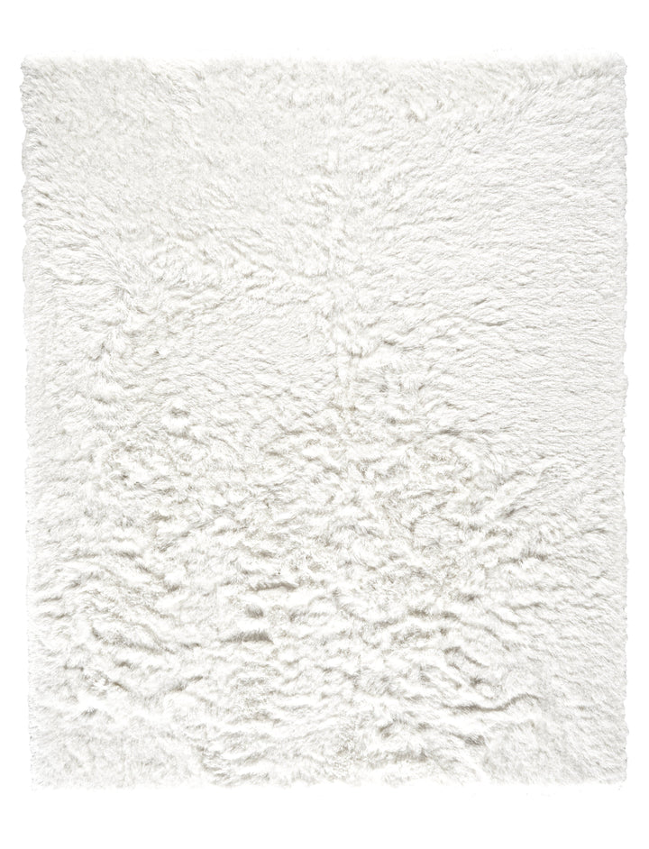 Feizy Feizy Harlington Luxurious Shag 3in Thick Rug - Snow White - Available in 4 Sizes 5' x 8' 7504127FSNW000E10