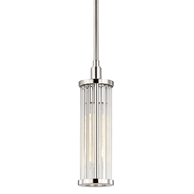 Hudson Valley Lighting Hudson Valley Lighting Marley Pendant - Polished Nickel & Clear 9120-PN