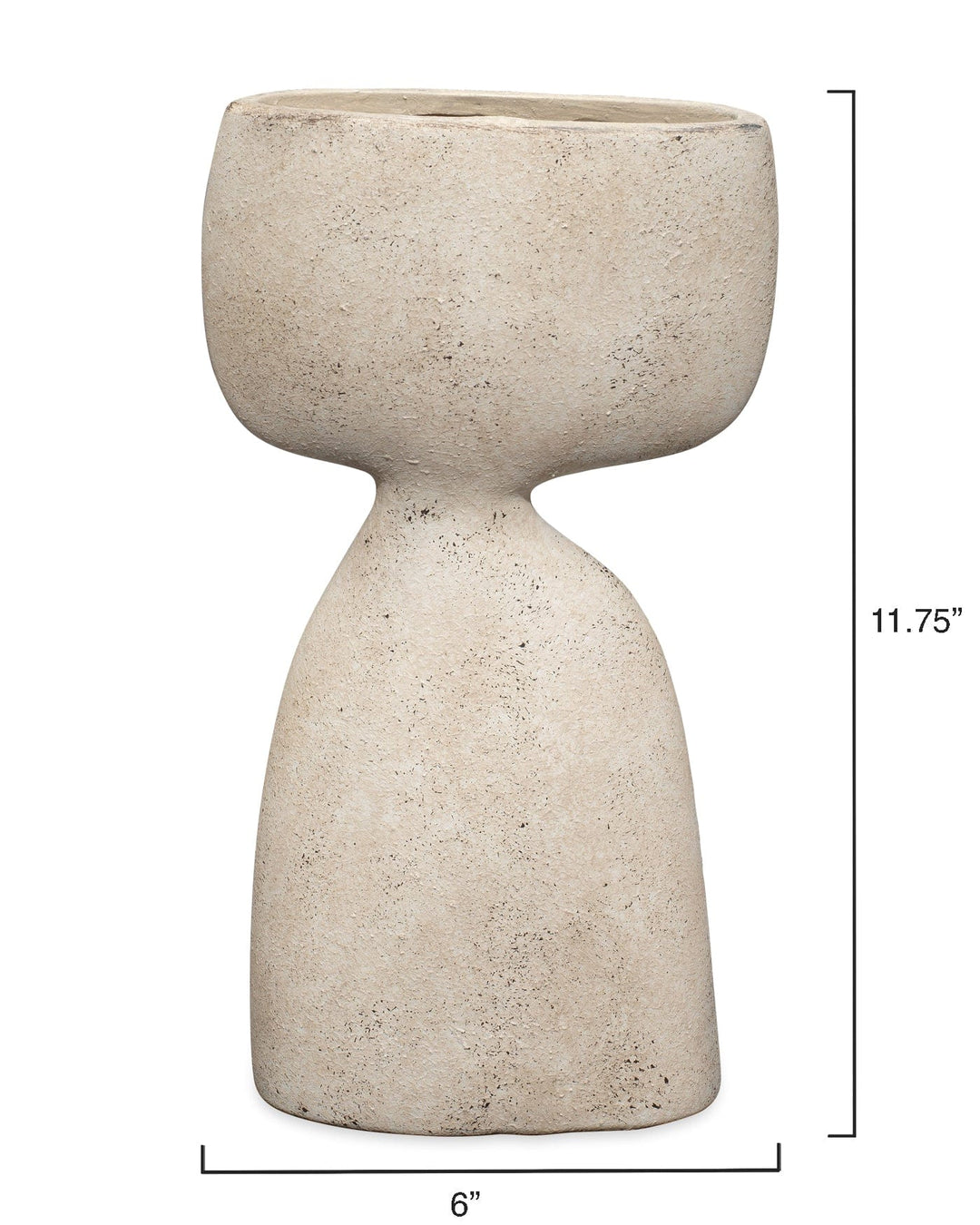 Jamie Young Jamie Young Anatomy Decorative Vase - Off White Ceramic 7ANAT-VAOW