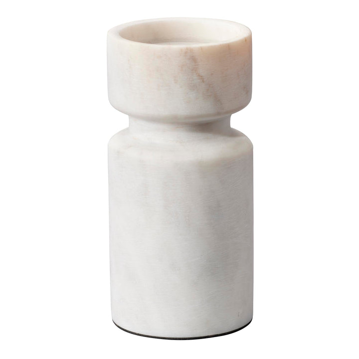 Jamie Young Daphne Candleholder White Marble