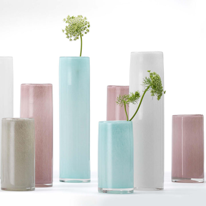 Jamie Young Gwendolyn Hand Blown Vases - Set of 3 - Available in 4 Colors