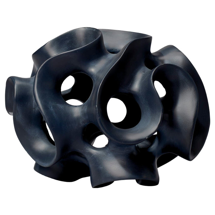 Jamie Young Jamie Young Inline Ribbon Sphere - Available in 2 Colors Black 7RIBB-SPBK