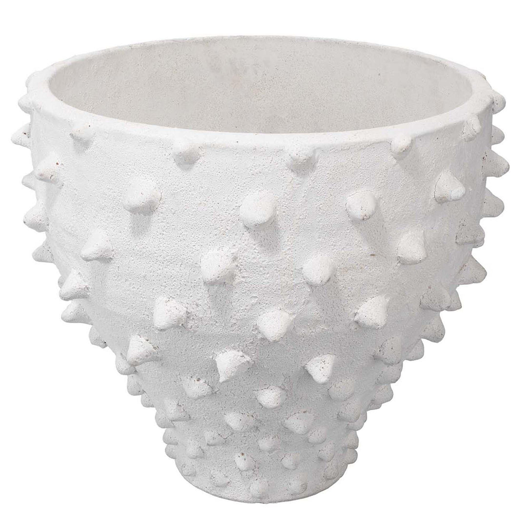Jamie Young Spike Vase Textured Matte White