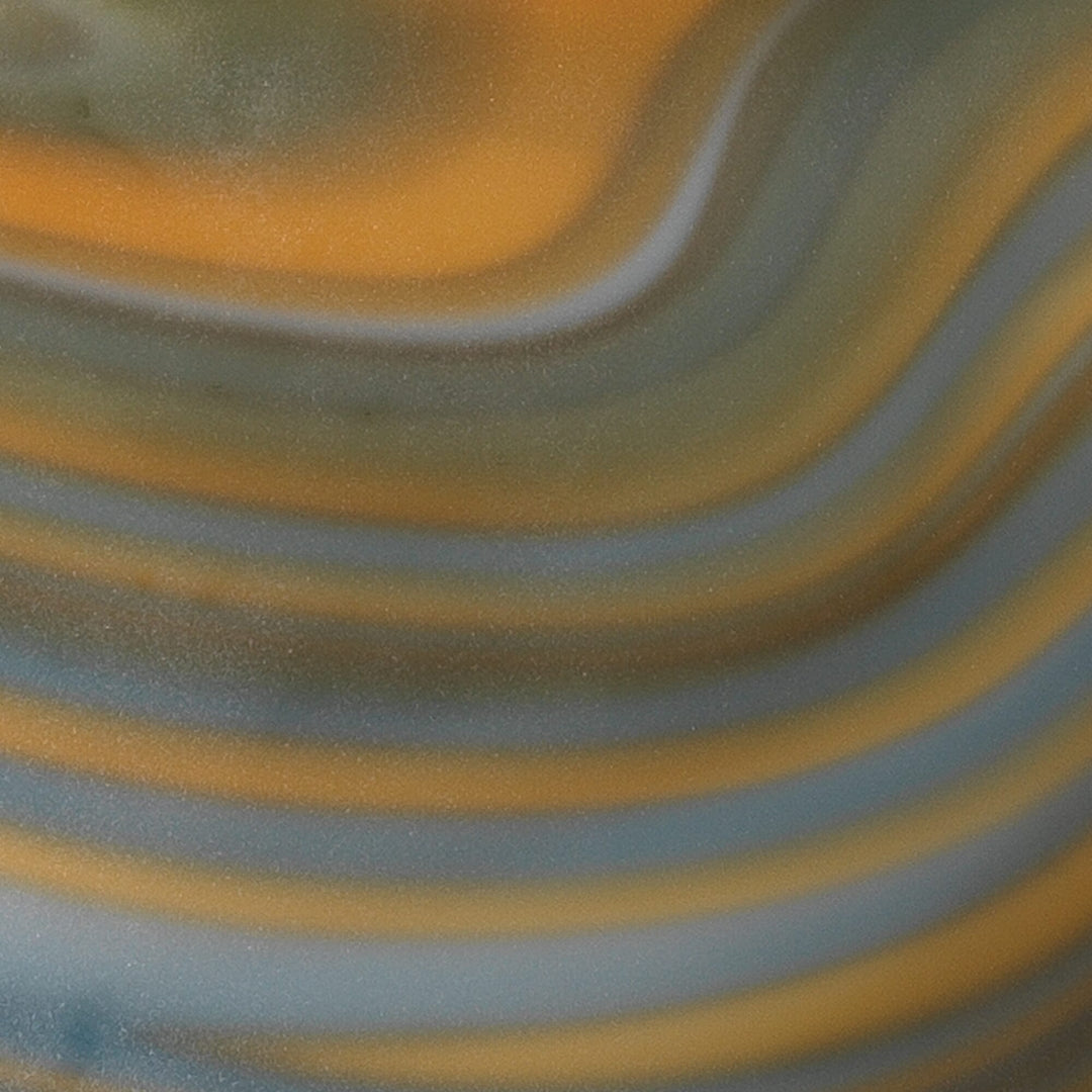 Jamie Young Small Terrene Vase in Gray Swirl Glass