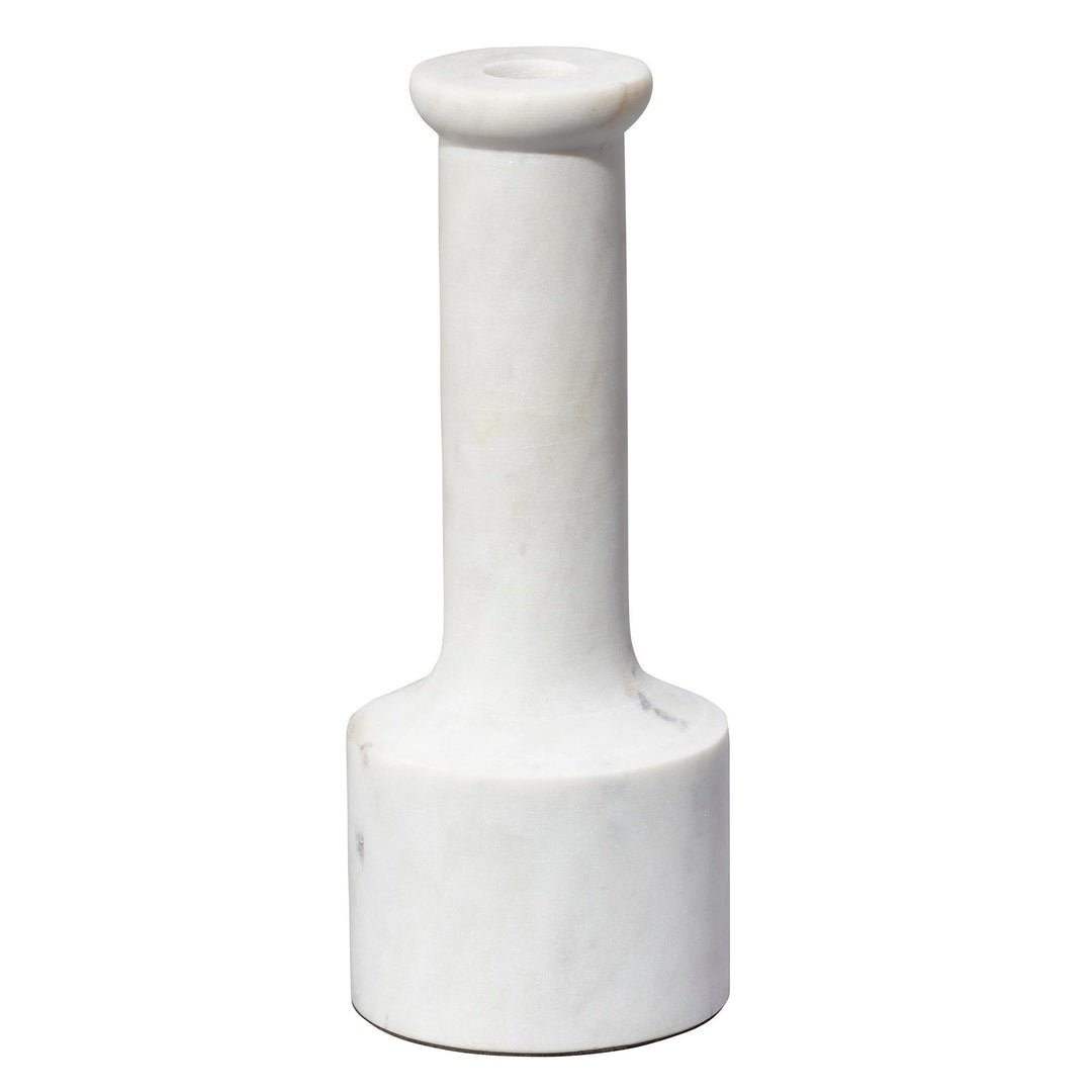 Jamie Young Trumpet Candlesticks (Set of 2) White Marble