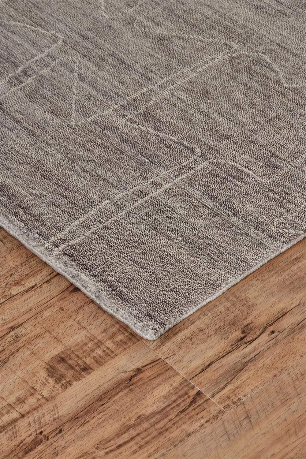 Feizy Feizy Lennox Modern Abstract Minimalist Rug - Taupe & Ivory - Available in 5 Sizes