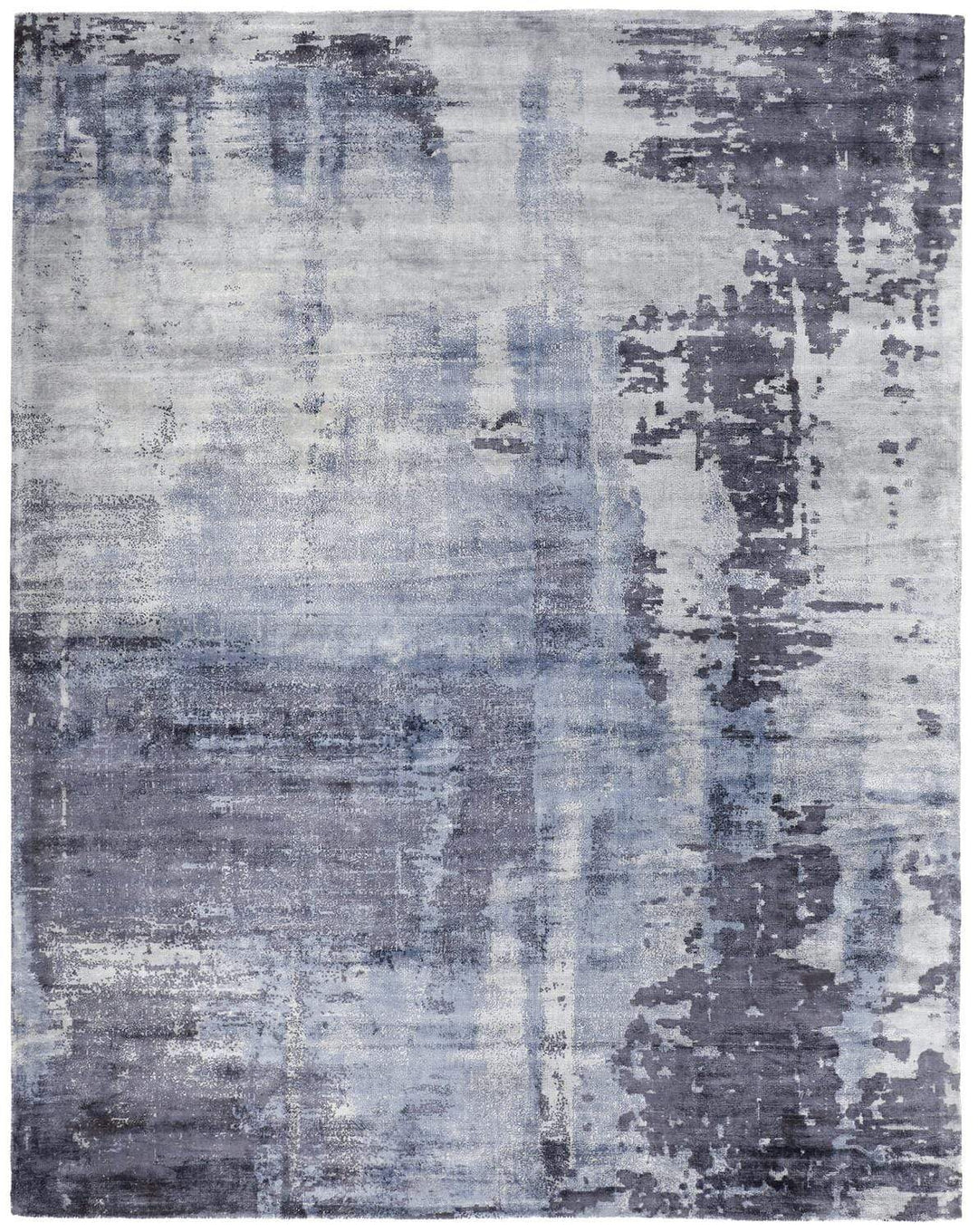 Feizy Feizy Emory Handwoven Lustrous Viscose Rug - Misty Blue - Available in 5 Sizes 5' x 8' 8558659FBLU000E10
