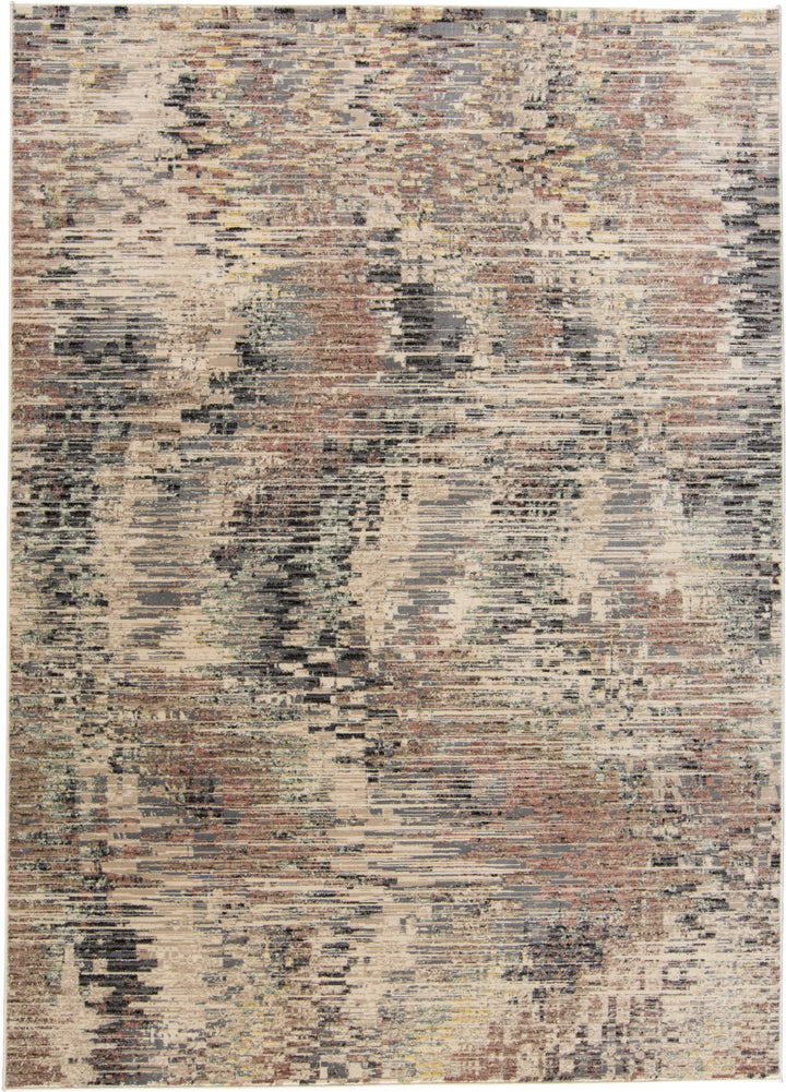 Feizy Feizy Grayson Modern Abstract Rug - Charcoal & Tan - Available in 5 Sizes 3'-11" x 5'-5" 8563580FCHLMLTC84