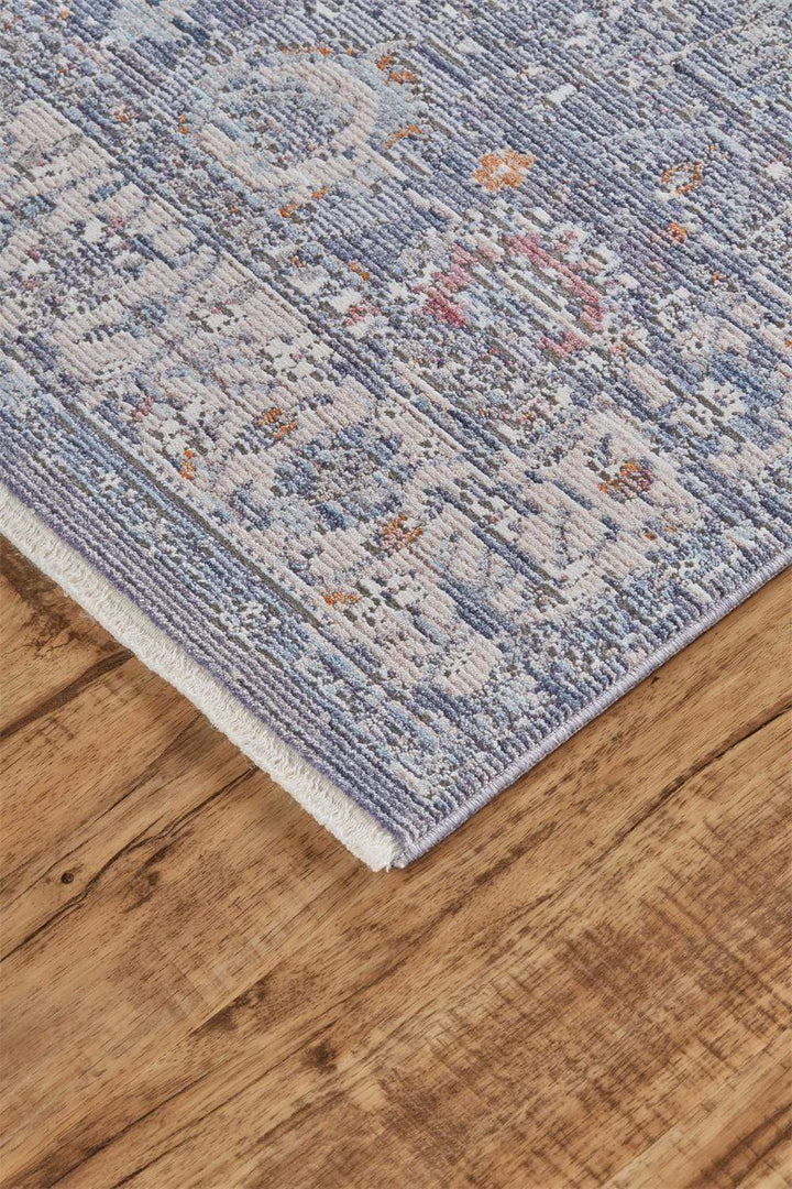 Feizy Feizy Cecily Luxury Distressed Ornamental Rug - Warm Blue Moonlight - Available in 7 Sizes