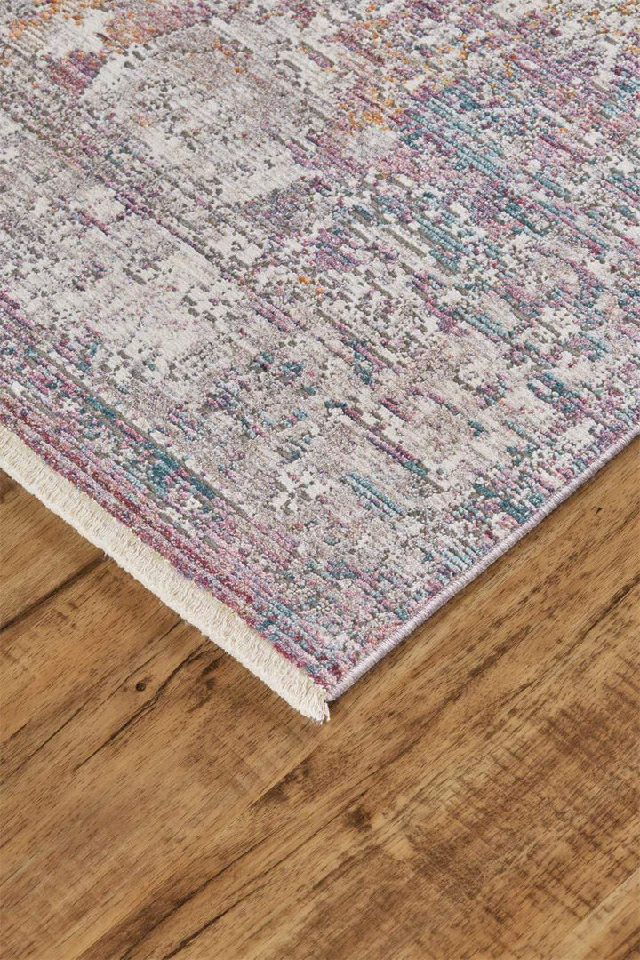 Feizy Feizy Cecily Luxury Distressed Ornamental Rug - Dusty Lavendar & Gold - Available in 7 Sizes