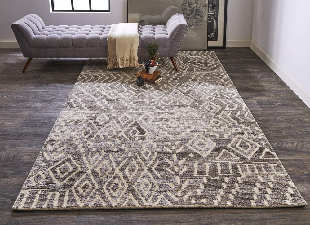 Feizy Feizy Home Asher Rug - Brown