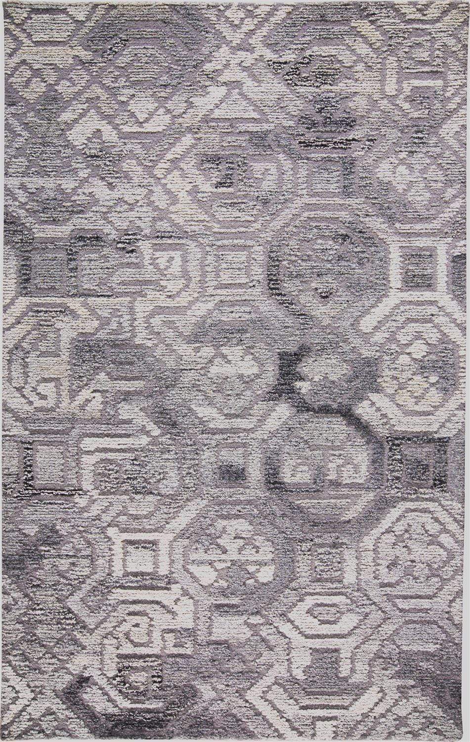 Feizy Feizy Asher Lustrous Tufted Wool Rug - Light & Dark Gray - Available in 9 Sizes 3'-6" x 5'-6" 8638772FMGY000C50