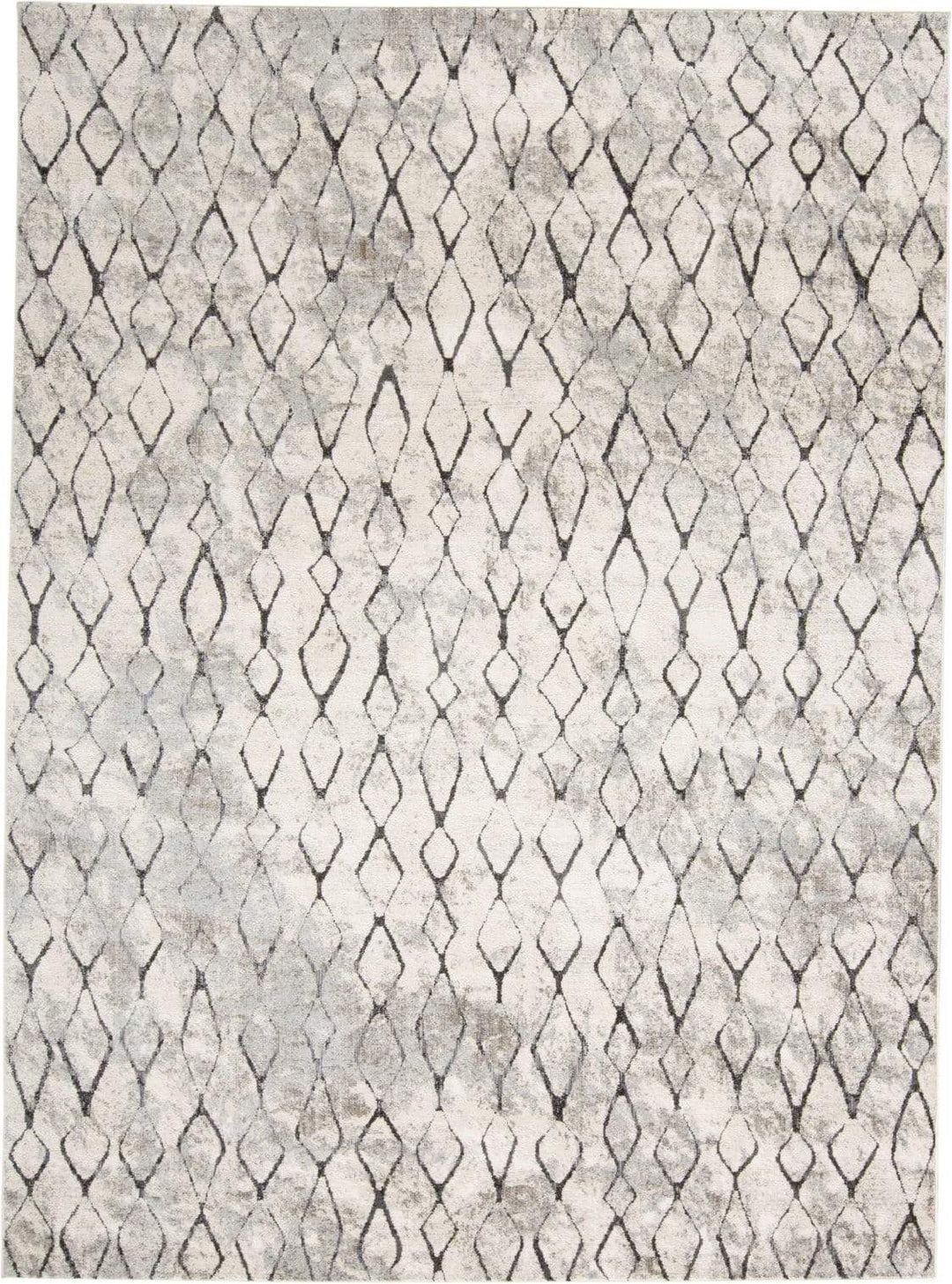 Feizy Feizy Kano Contemporary Distressed Rug - Beige & Charcoal - Available in 8 Sizes 2'-2" x 3' 8643872FSNDCHLA08