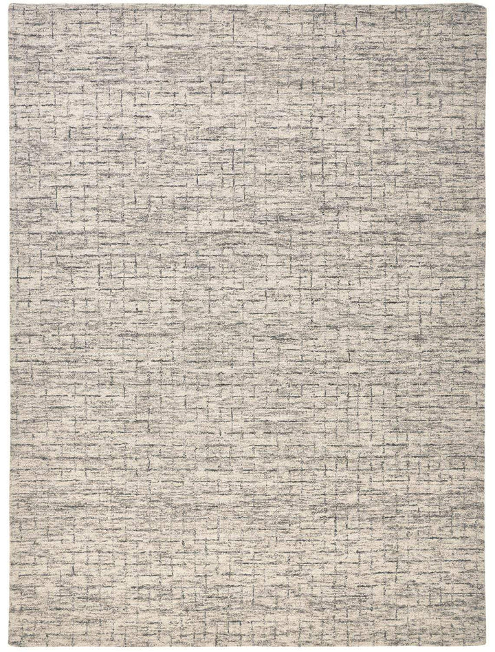 Feizy Feizy Belfort Modern Minimalist Rug - Sand Tan & Charcoal Gray - Available in 4 Sizes 5' x 8' 8698667FIVY000E10