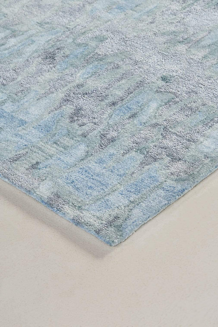 Feizy Feizy Dryden Contemporary Abstract Rug - Silver Blue & Ice Green - Available in 5 Sizes