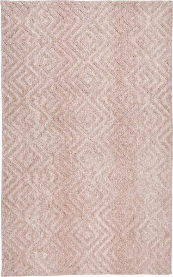 Feizy Feizy Colton Modern Art Deco Rug - Blush Pink & Champagne - Available in 5 Sizes 3'-6" x 5'-6" 8748792FBLH000C50