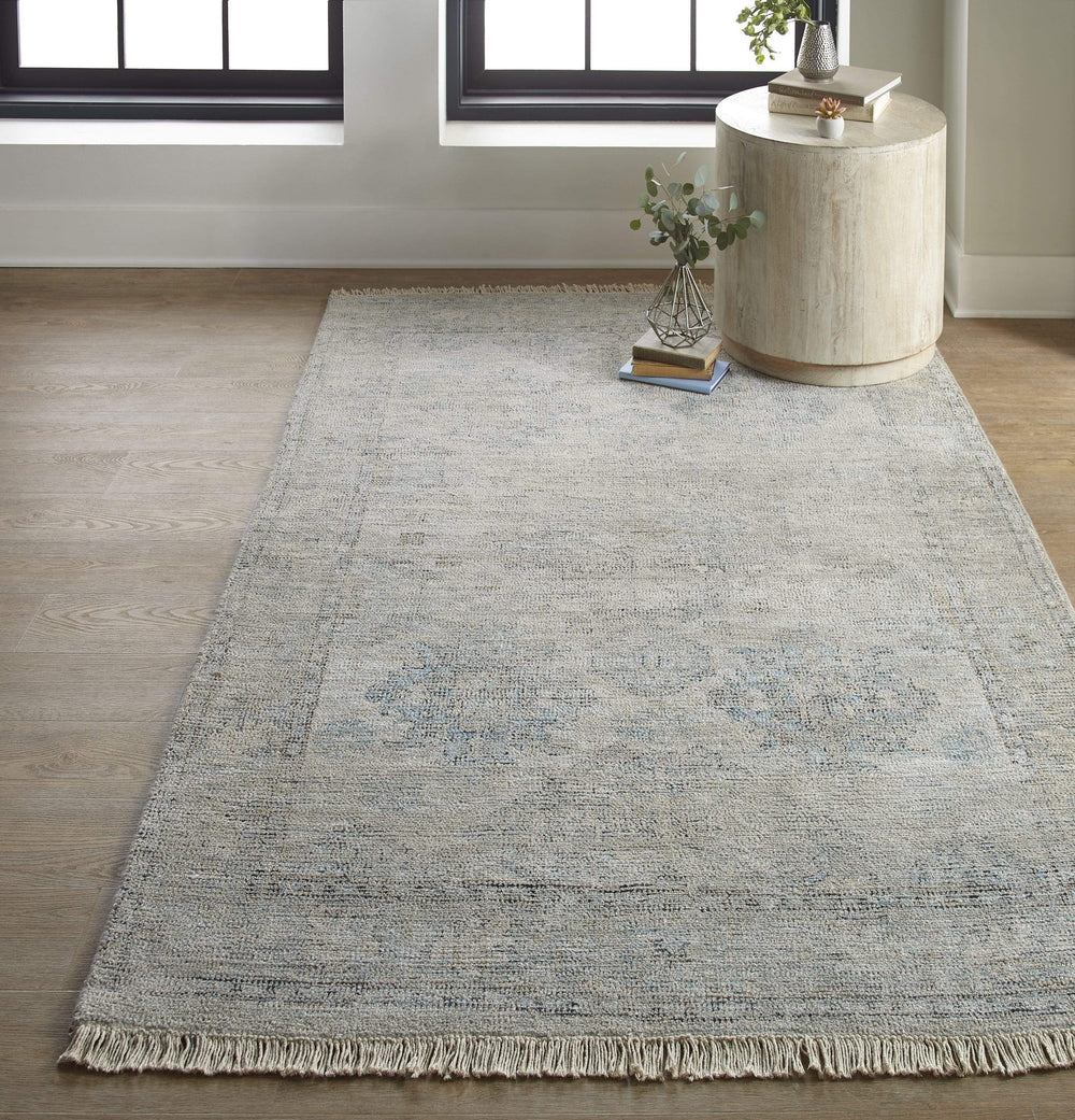 Feizy Feizy Caldwell Vintage Space Dyed Wool Rug - Latte Tan & Gray - Available in 6 Sizes
