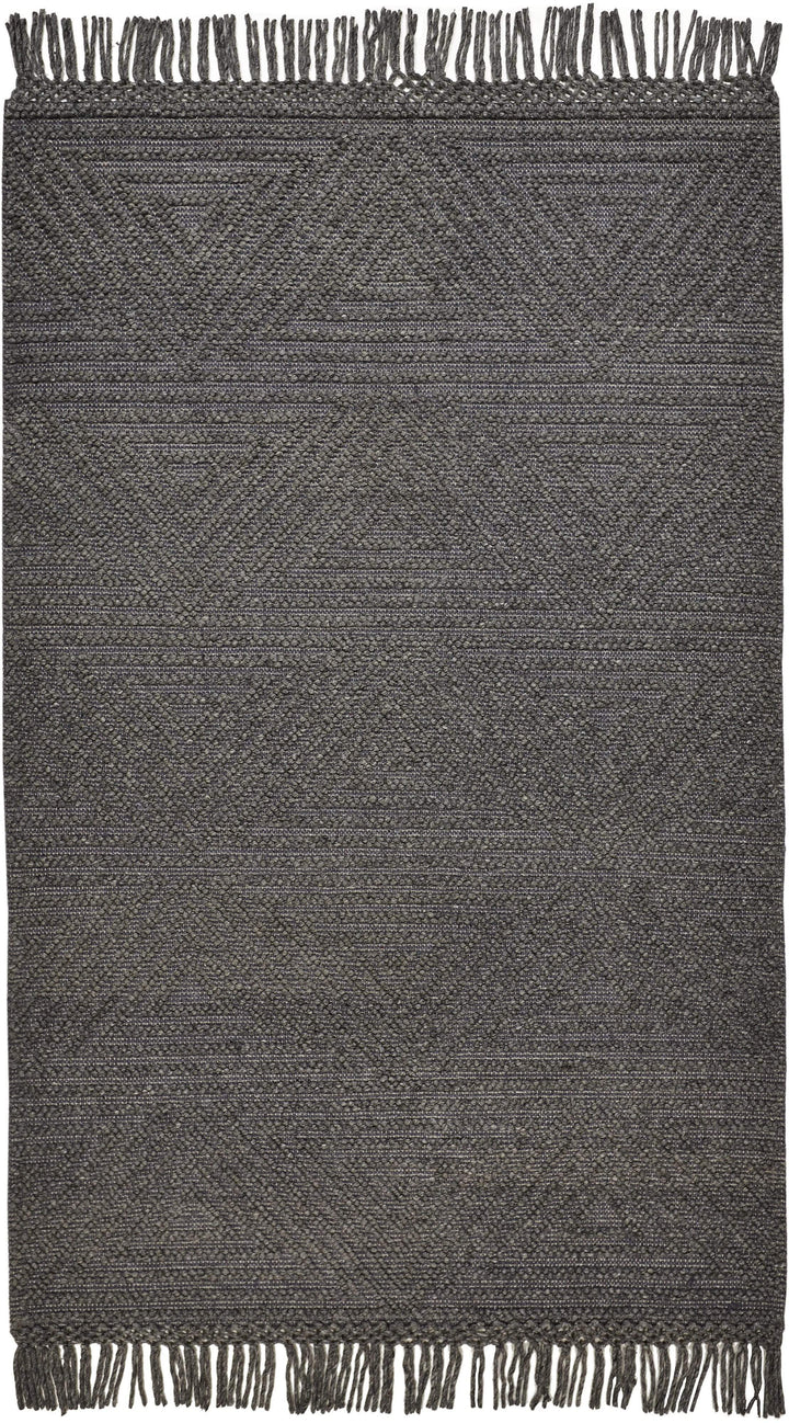Feizy Feizy Phoenix Contemporary Moroccan Style Patterned Rug - Charcoal Gray - Available in 4 Sizes 3'-6" x 5'-6" 8820810FSLTGRYC50
