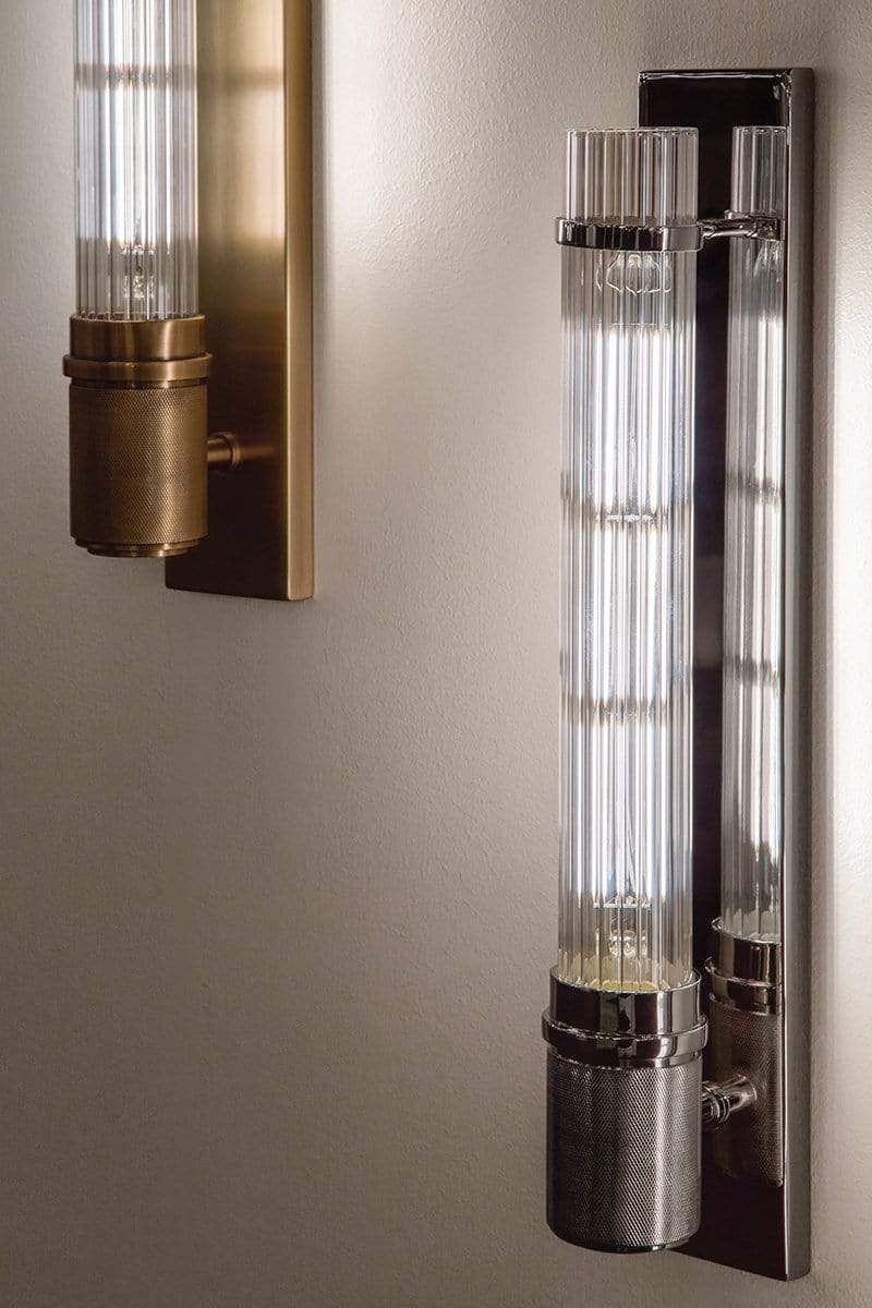 Hudson Valley Lighting Hudson Valley Lighting Shaw Sconce - Polished Nickel & Clear 1200-PN