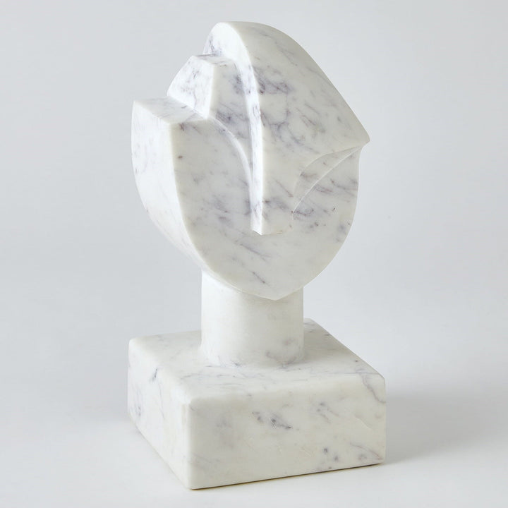 Global Views Mod Marble Portrait Bust