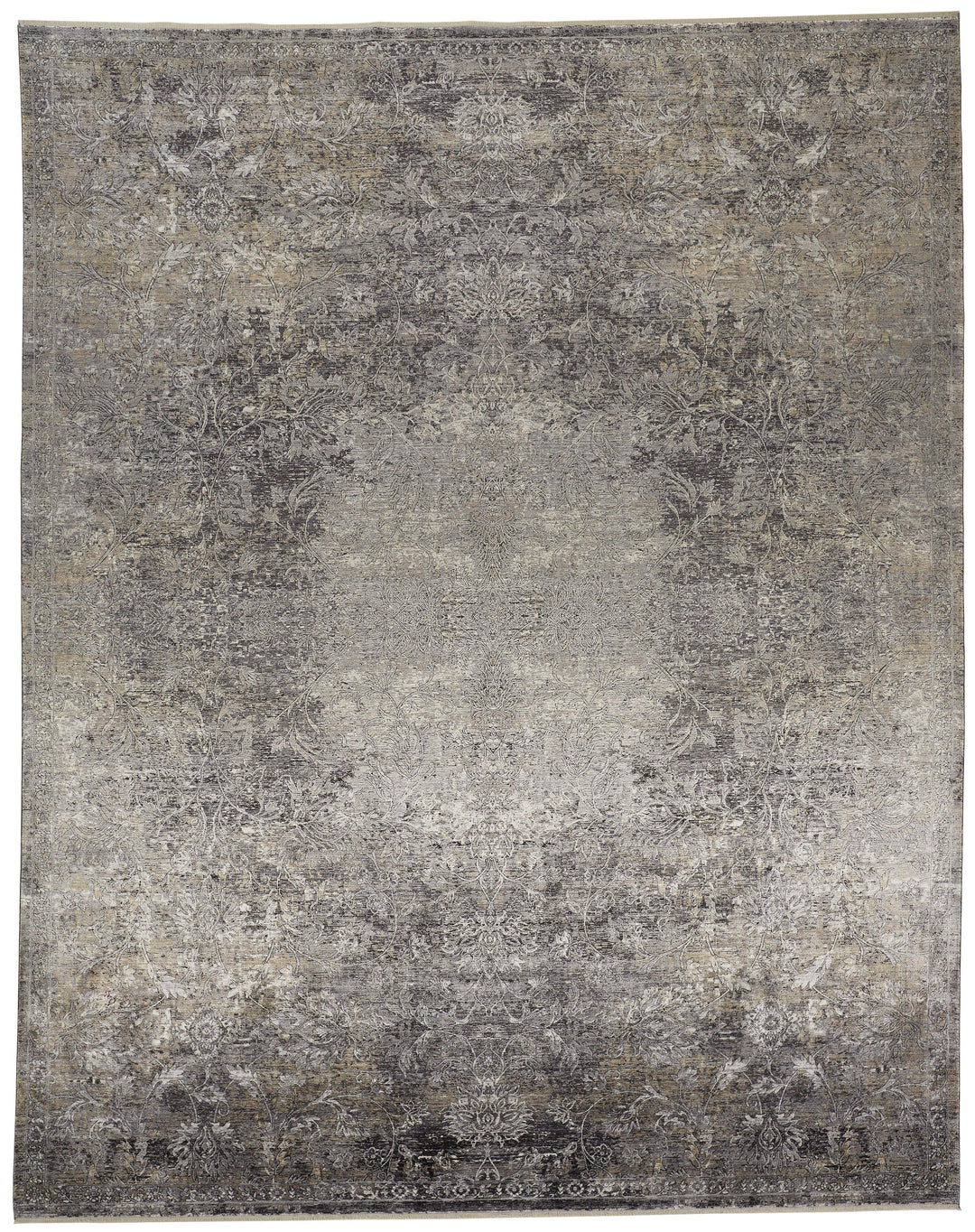 Feizy Feizy Sarrant Vintage Space-Dyed Rug - Stone Gray - Available in 10 Sizes 4' x 5'-3" 9193964FSTN000C06