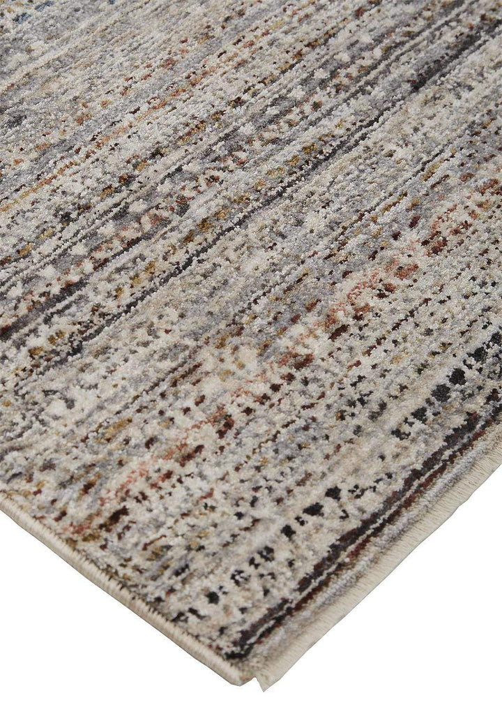 Feizy Feizy Caprio Space Dyed Ornamental Rug - Ivory Sand & Rust - Available in 9 Sizes
