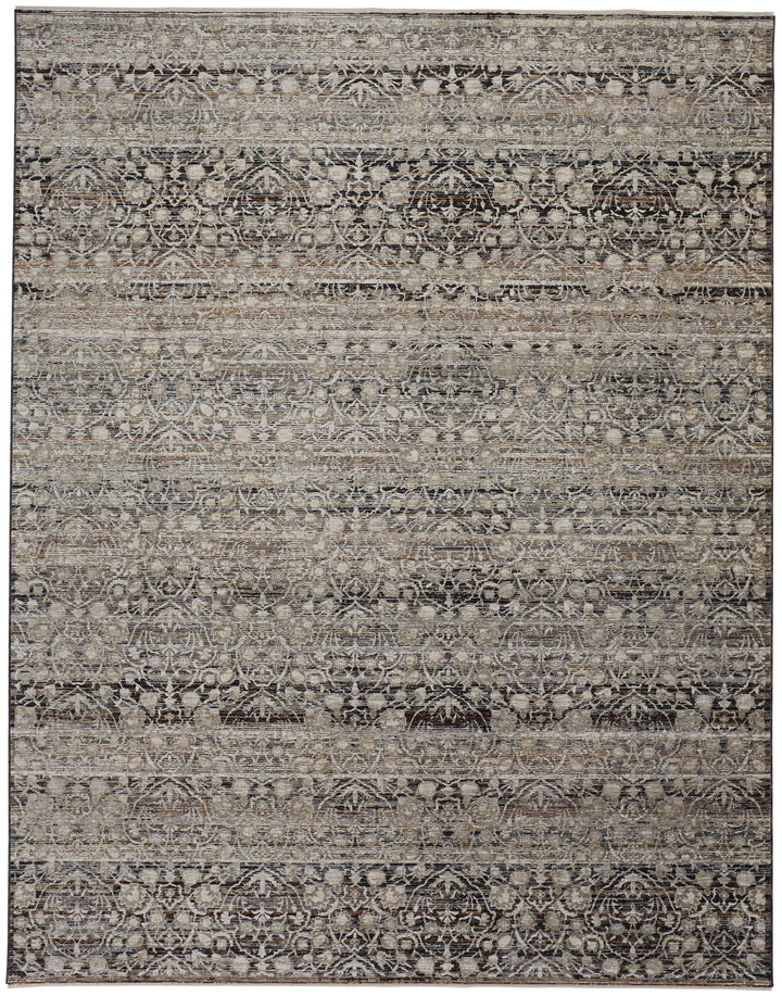 Feizy Feizy Caprio Space Dyed Ornamental Rug - Rust & Beige - Available in 5 Sizes 2' x 3'-4" 9203961FSTN000A25