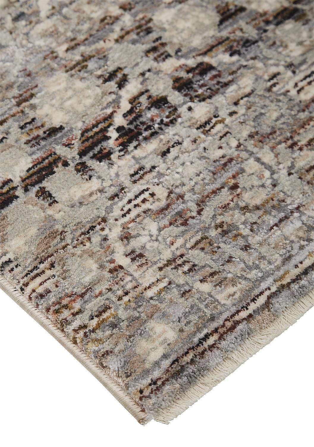 Feizy Feizy Caprio Space Dyed Ornamental Rug - Rust & Beige - Available in 5 Sizes
