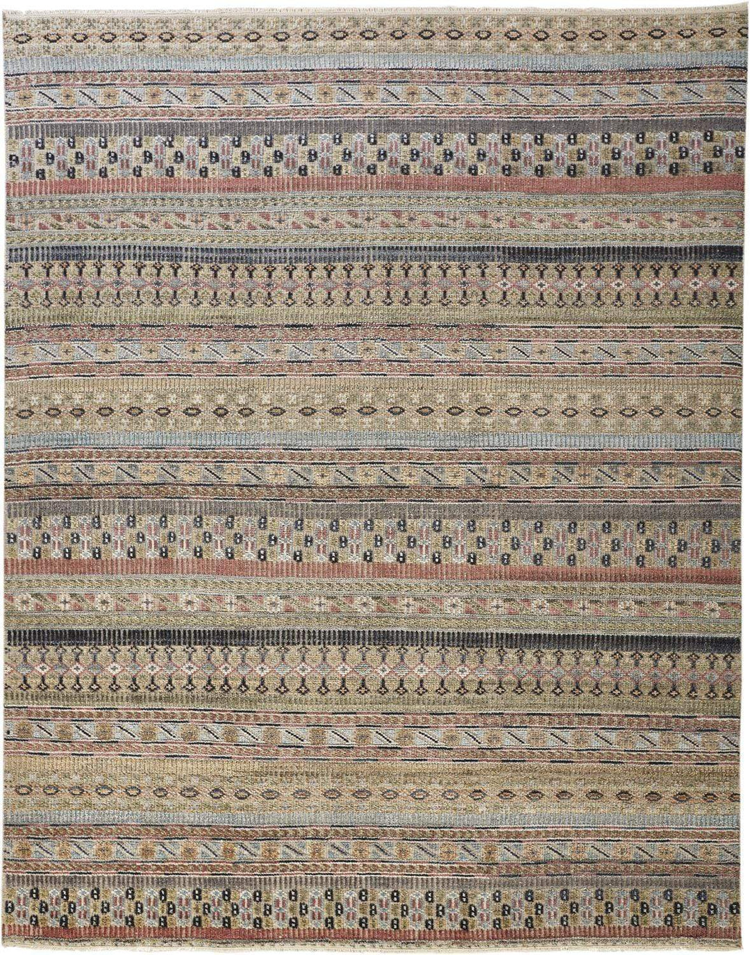 Feizy Feizy Payton Tribal Rug - Multi-Colored - Available in 9 Sizes 3'-6" x 5'-6" 9806498FPNKMLTC50