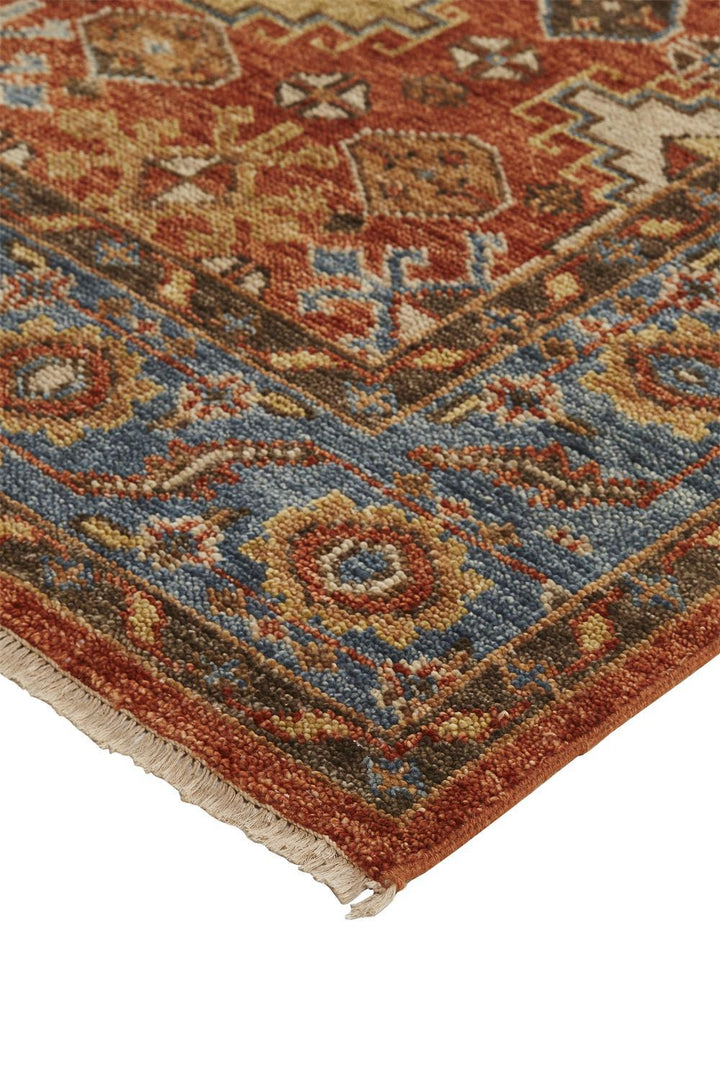 Feizy Feizy Carrington Traditional Oushak Flora & Fauna Rug - Clay Red - Available in 8 Sizes